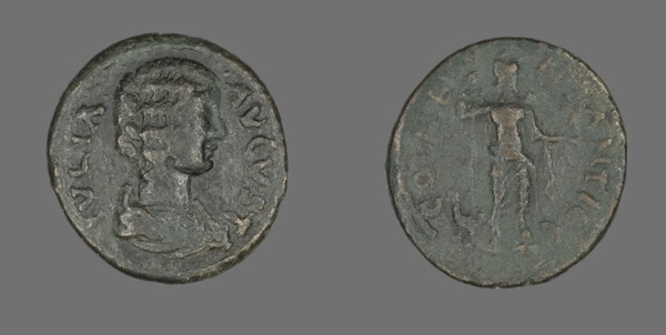Coin Portraying Julia Domna, 193-217.