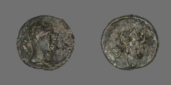 Coin Depicting the Goddess Athena, 2nd century CE.