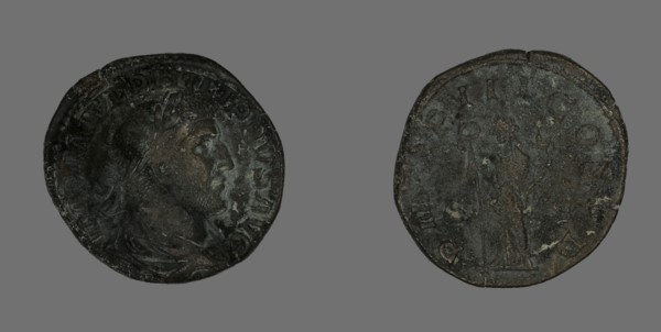 Sestertius (Coin) Portraying Philip the Arab, 246.