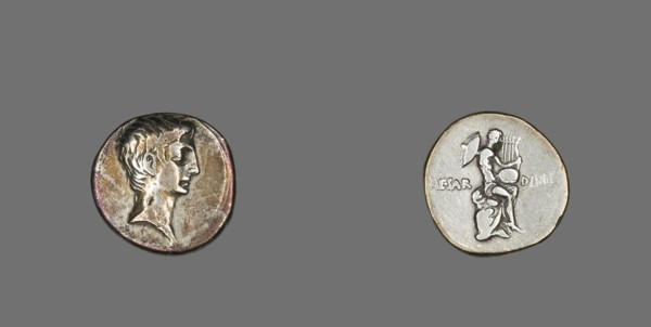 Denarius (Coin) Portraying Octavian, 32-29 BCE.