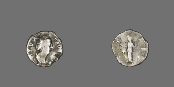 Denarius (Coin) Portraying Empress Faustina the Elder, 141.