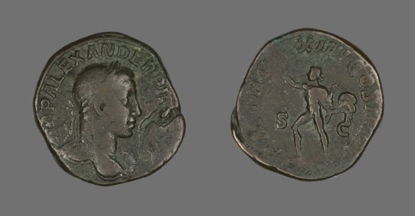Coin Portraying Emperor Severus Alexander, 235.