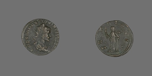 Coin Portraying Emperor Quintillus, 270.