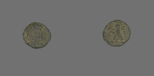 Coin Depicting a Bust, (301-400 ?).