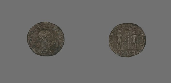 Follis (Coin) Portraying Emperor Constantine II as Caesar, 333-335.