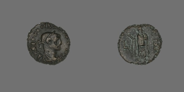 Coin Portraying Emperor Maximianus, 287-288.