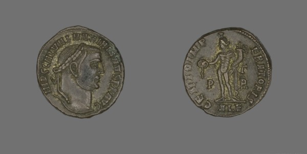 As (Coin) Potraying Emperor Galerius, 308-310.