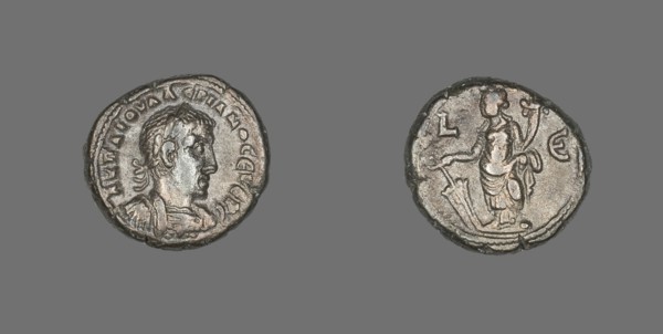 Coin Portraying Emperor Valerian, 257-258.