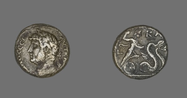 Tetradrachm (Coin) Portraying Emperor Hadrian, 136-137.