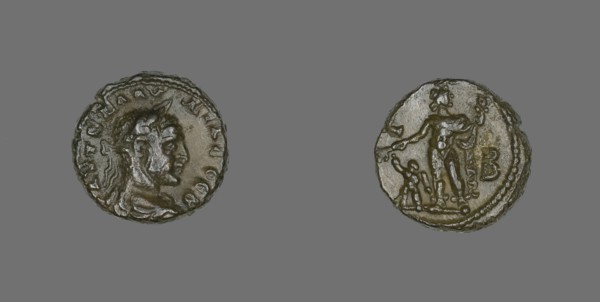 Coin Portraying Emperor Claudius II Gothicus, 268-270.