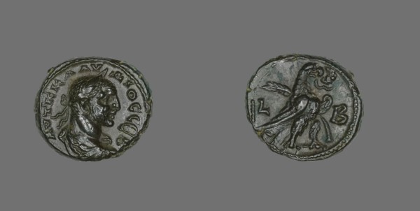 Coin Portraying Emperor Claudius II Gothicus, 268-270.