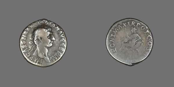 Denarius (Coin) Portraying Emperor Trajan, 98-99.