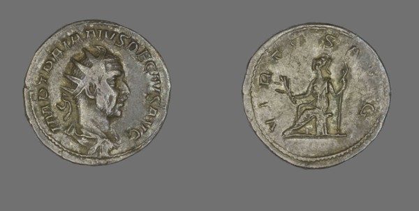 Antoninianus (Coin) Portraying Emperor Decius, about 249.