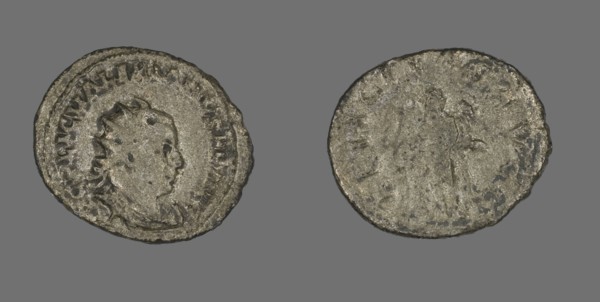 Antoninianus (Coin) Portraying Emperor Valerian, 255-257.