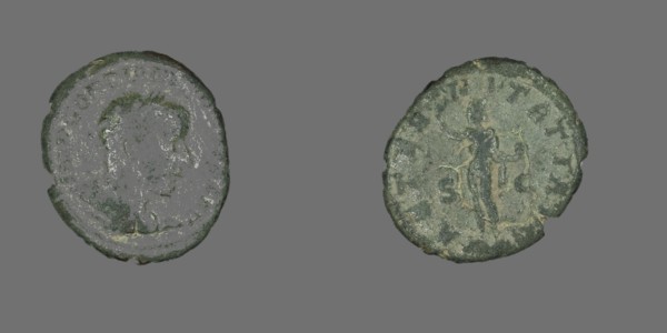 As (Coin) Portraying Emperor Gordian III, 241-243.