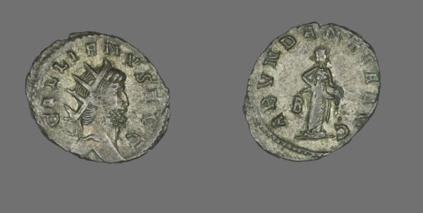 Antoninianus (Coin) Portraying Emperor Gallienus, 260-268.