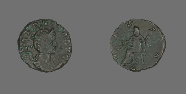 Antoninianus (Coin) Portraying Empress Salonina, 260-268.