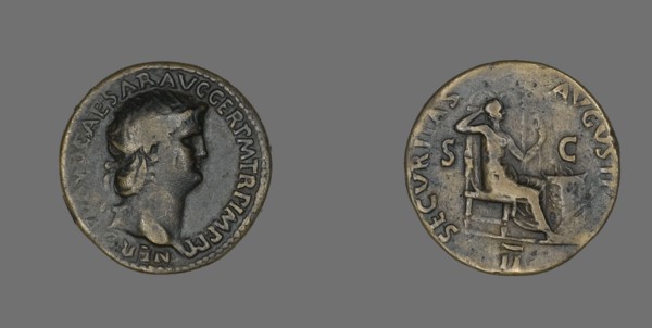 Dupondius (Coin) Portraying Emperor Nero, 63.