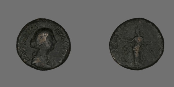 As (Coin) Portraying Empress Faustina, 161-176.