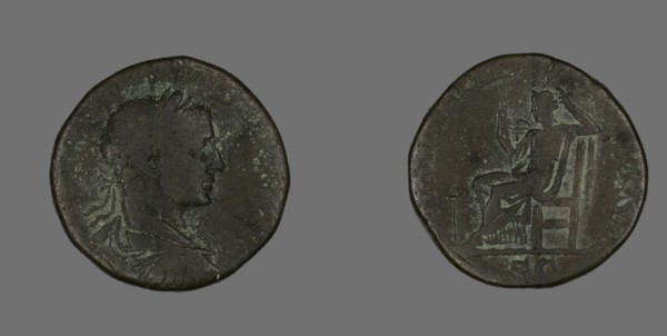 Sestertius (Coin) Portraying Emperor Severus Alexander, 223.