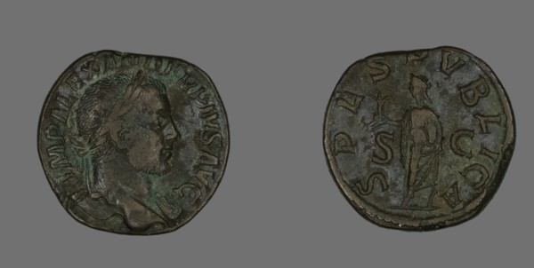Sestertius (Coin) Portraying Emperor Severus Alexander, 232.