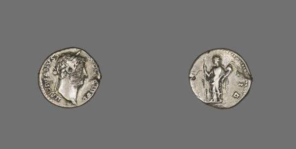Denarius (Coin) Portraying Emperor Hadrian, 134-138.