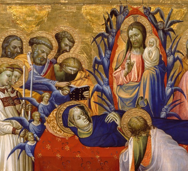 The Death of the Virgin, 1405/10. Detail from a larger artwork.