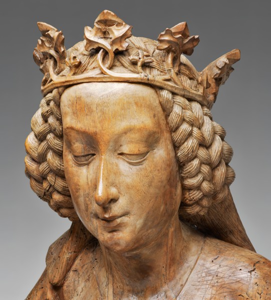 Reliquary Bust of Saint Margaret of Antioch, 1465/70. Detail from a larger artwork.