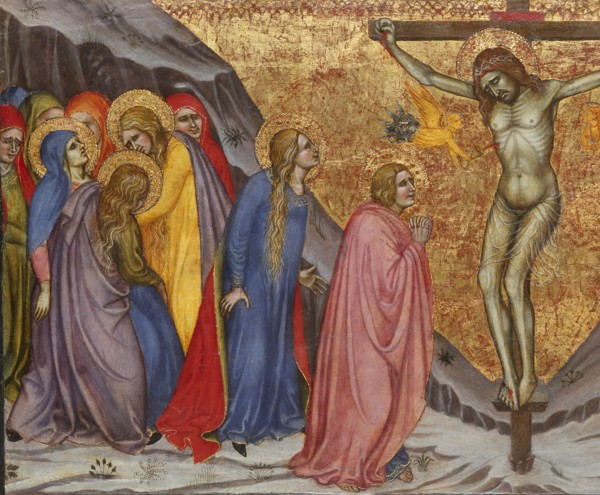 The Crucifixion, 1401/04. Detail from a larger artwork.