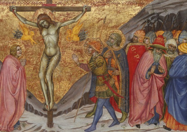 The Crucifixion, 1401/04. Detail from a larger artwork.