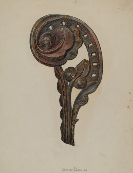 Perforated Scroll, 1938.
