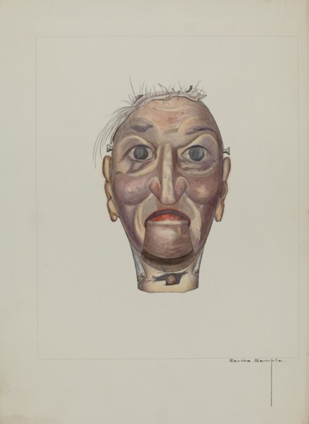 Wood Chopper Puppet, c. 1937.