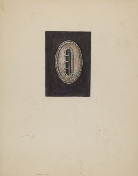 Dress Buckle, c. 1936.