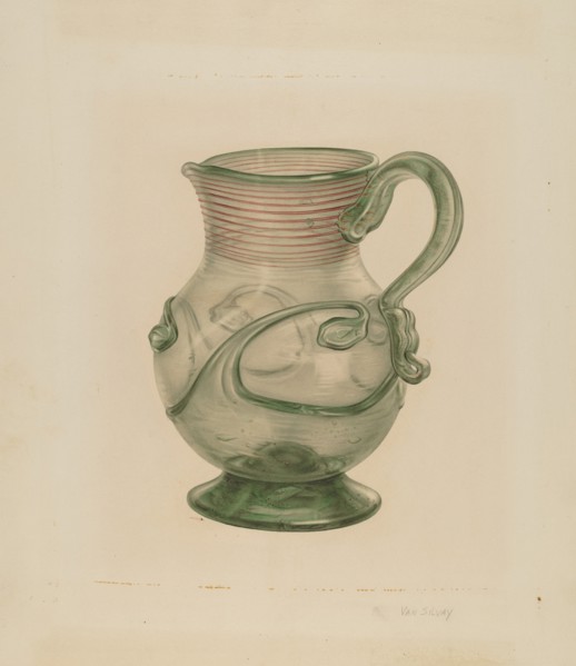 Pitcher, c. 1940.