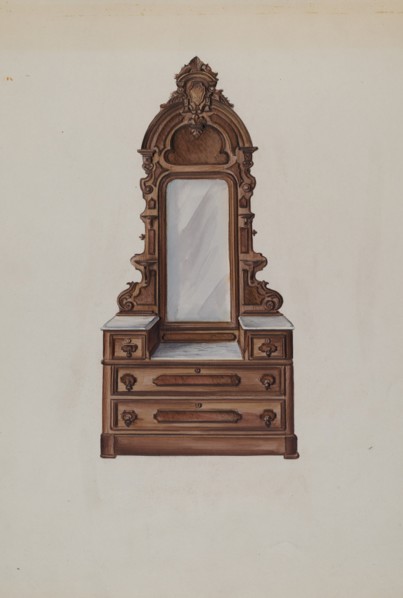 Bureau, c. 1936.
