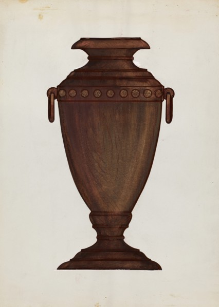 Rosewood Vase, c. 1936.