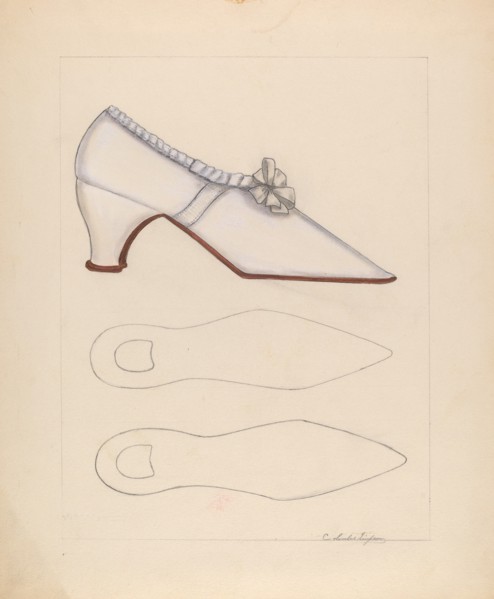 Woman's Shoe, c. 1937.