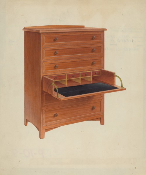 Shaker Secretary, c. 1938.