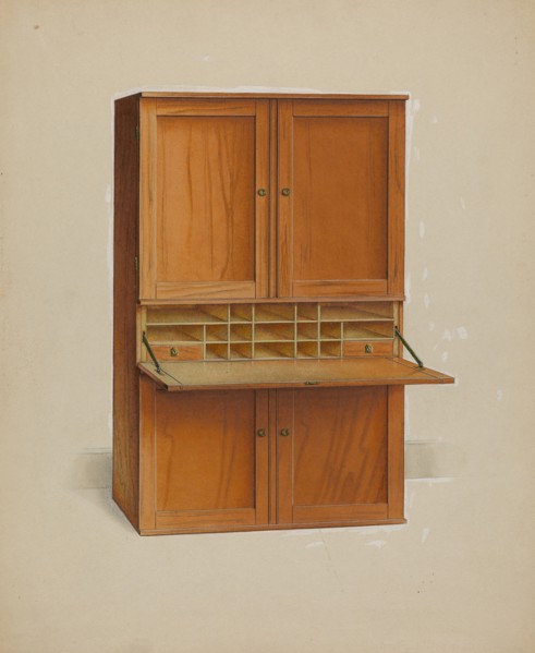 Shaker Desk, c. 1938.