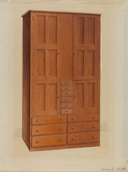 Cabinet, c. 1937.