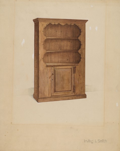 Dresser or Cupboard, 1936.