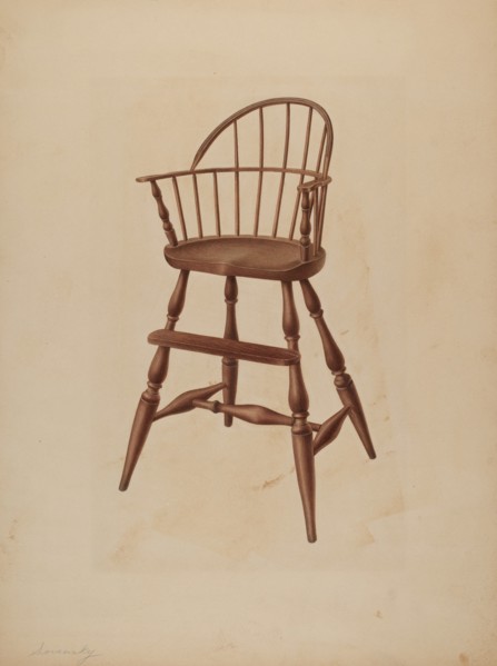Infant's High Chair, 1940.