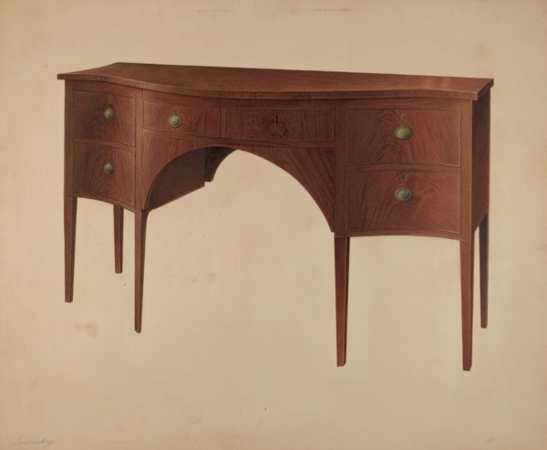 Sideboard, 1940.
