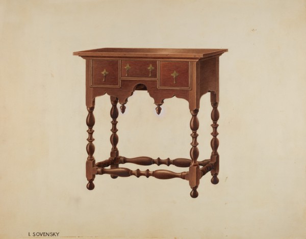 Lowboy, c. 1939.