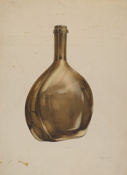 Whiskey Flask, 1938.