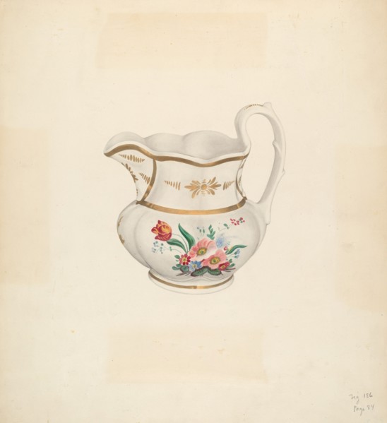Pitcher, c. 1938.