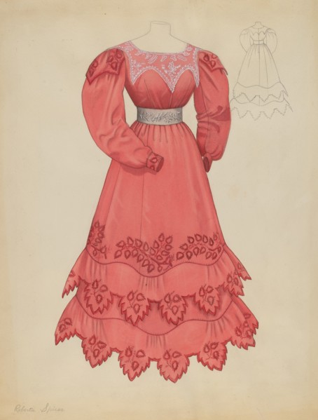 Dress, c. 1937.
