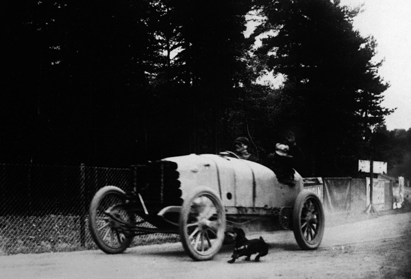 Turcat Mery driven by Henri Rougier at the 1904 Gordon Bennett Cup, Homburg, Germany. Creator: Unknown.