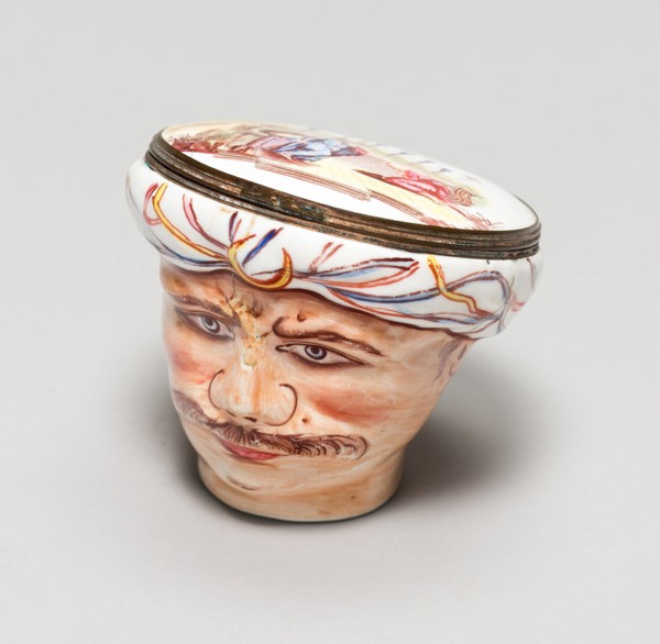 Bonbonnière: Head of a Turk, England, c. 1765. Creator: Unknown.