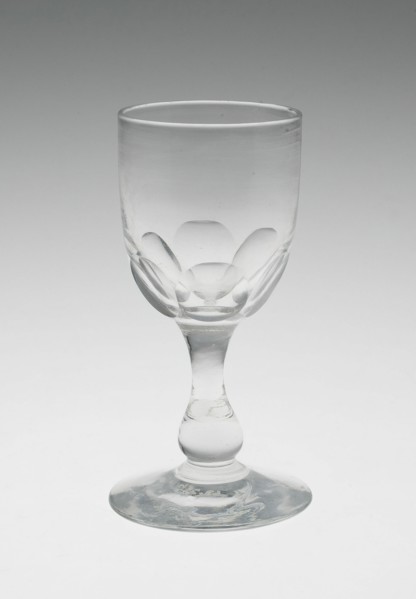 Wine Glass, Cork, c. 1825. Creator: Unknown.